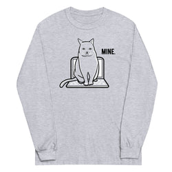 Mine Computer Cat Unisex Long Sleeve Tee product image 1