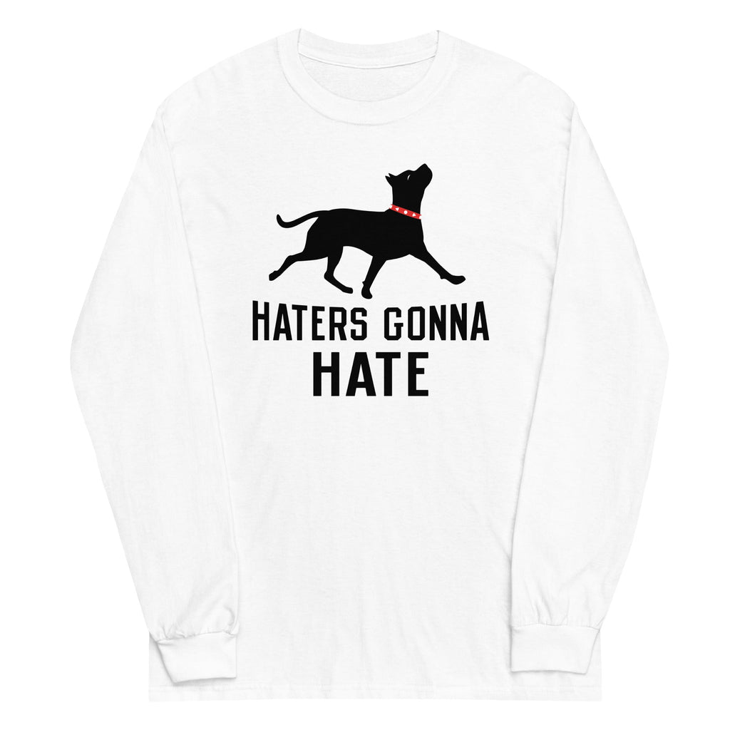 Haters Gonna Hate Pit Unisex Long Sleeve Tee product image 5