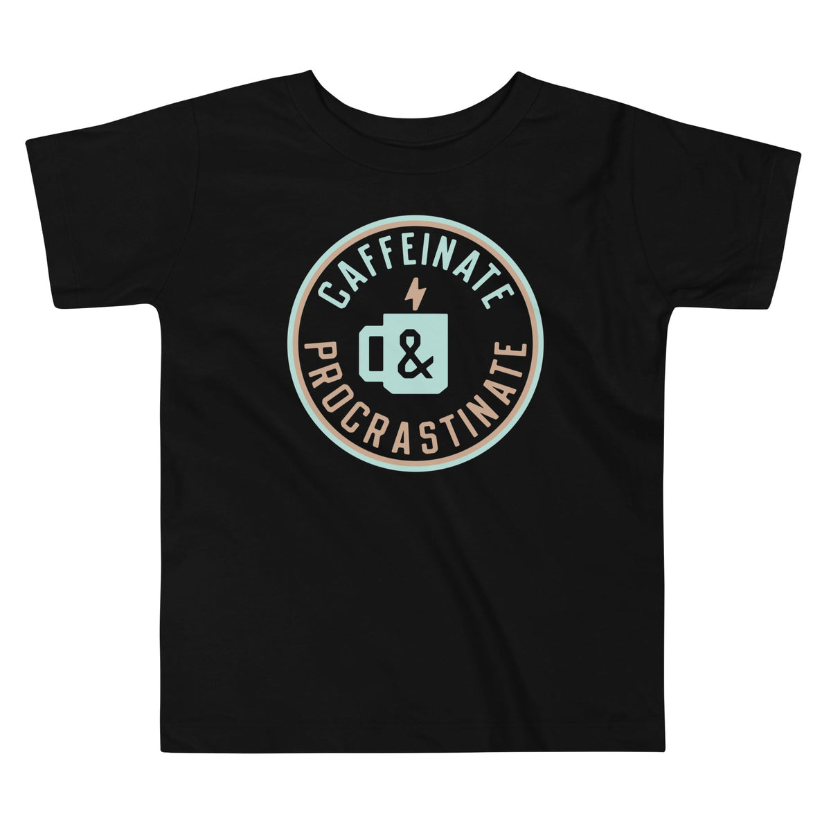 Caffeinate And Procrastinate Kid's Toddler Tee product image 1