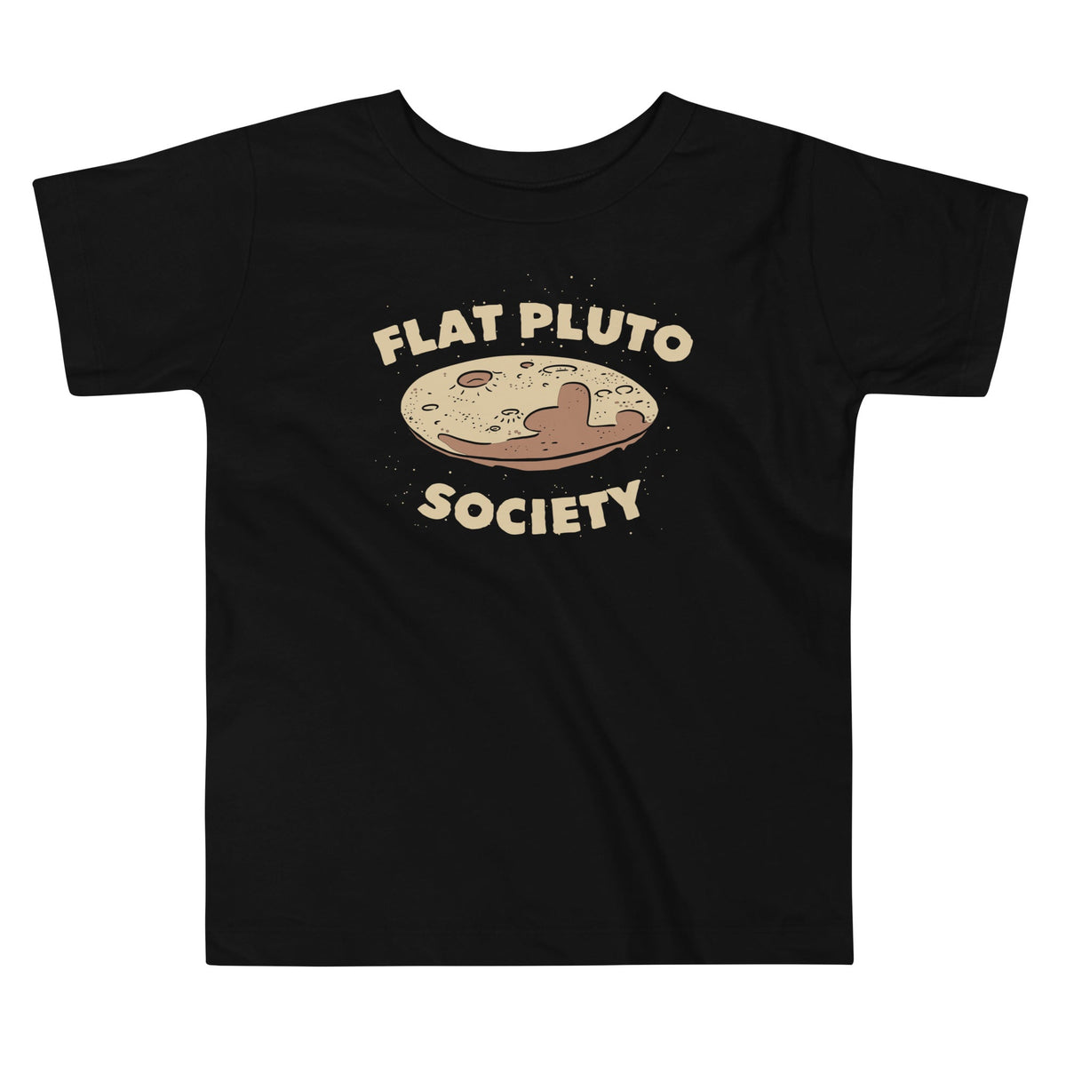 Flat Pluto Society Kid's Toddler Tee product image 1