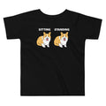 Corgi Sitting And Standing Kid's Toddler Tee product image 1