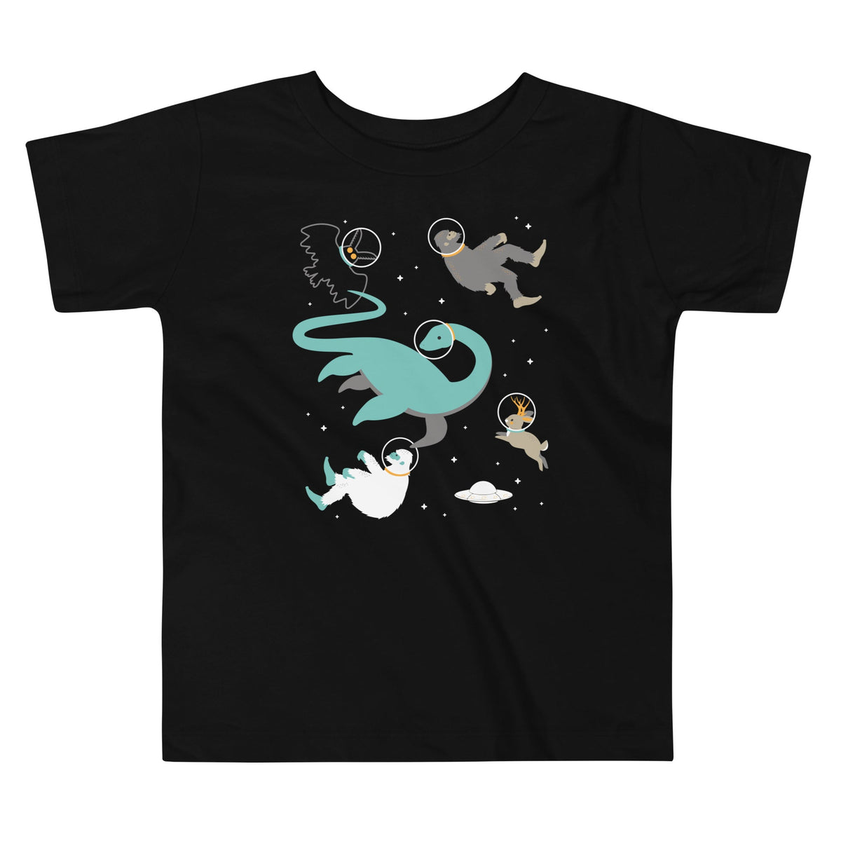 Cryptids In Space Kid's Toddler Tee product image 1
