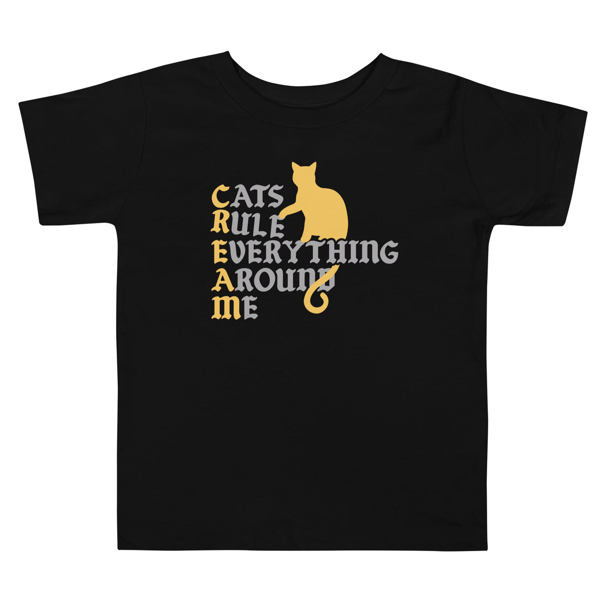 Cats Rule Everything Around Me Kid's Toddler Tee product image 2