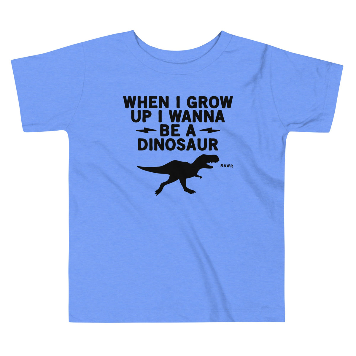 When I Grow Up I Wanna Be A Dinosaur Kid's Toddler Tee product image 1