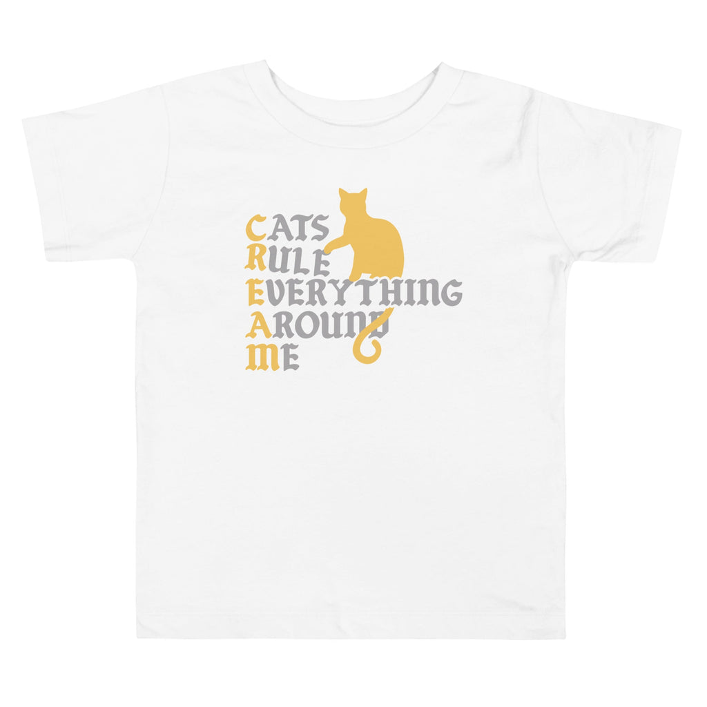 Cats Rule Everything Around Me Kid's Toddler Tee product image 1