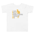 Cats Rule Everything Around Me Kid's Toddler Tee product image 1