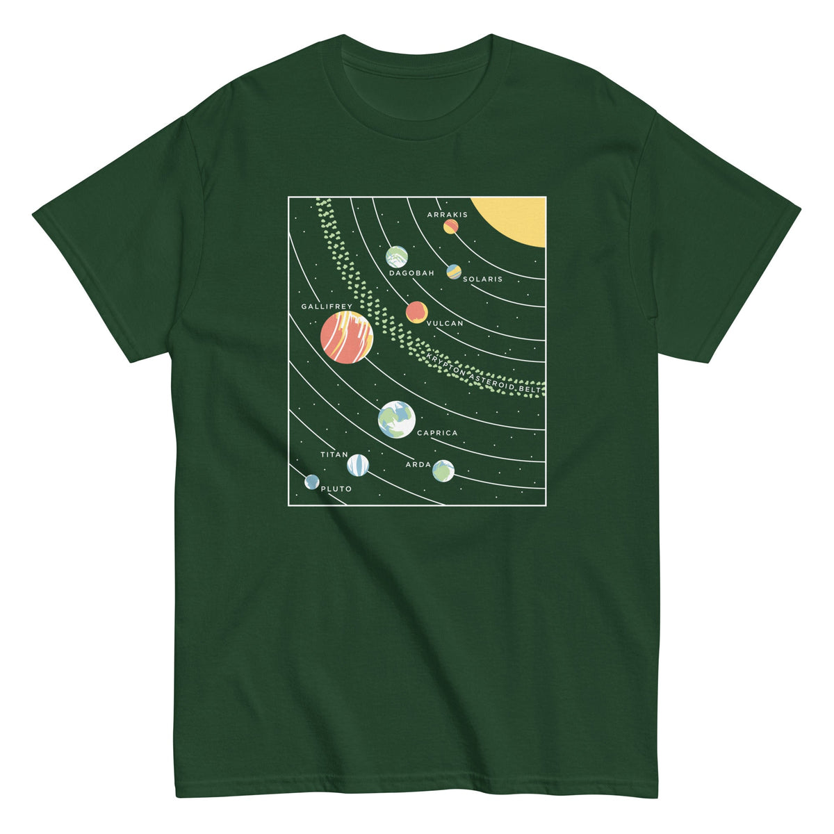 9 Planets Men's Classic Tee product image 4