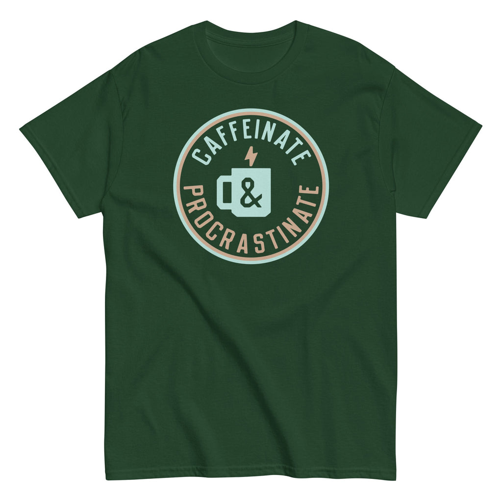 Caffeinate And Procrastinate Men's Classic Tee product image 4