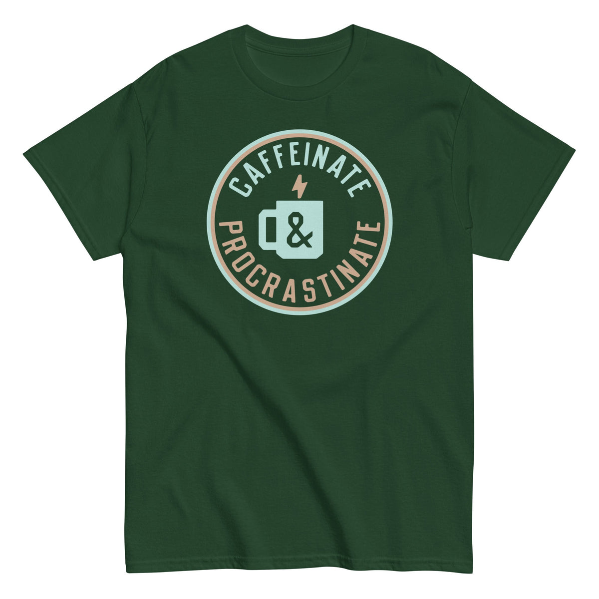 Caffeinate And Procrastinate Men's Classic Tee product image 4