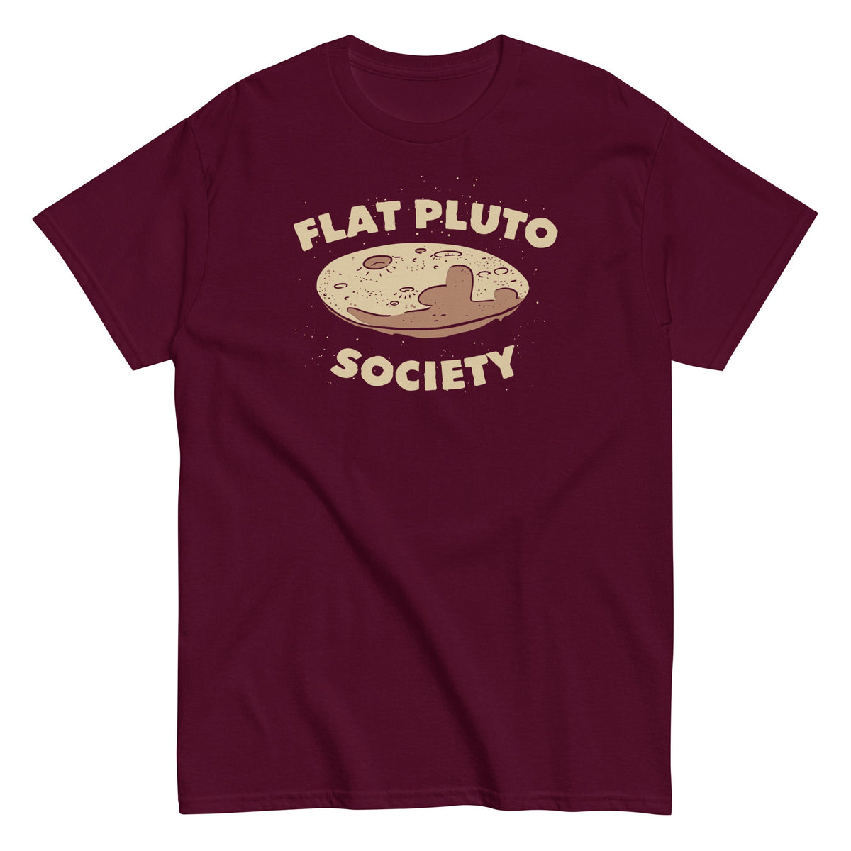 Flat Pluto Society Men's Classic Tee product image 3