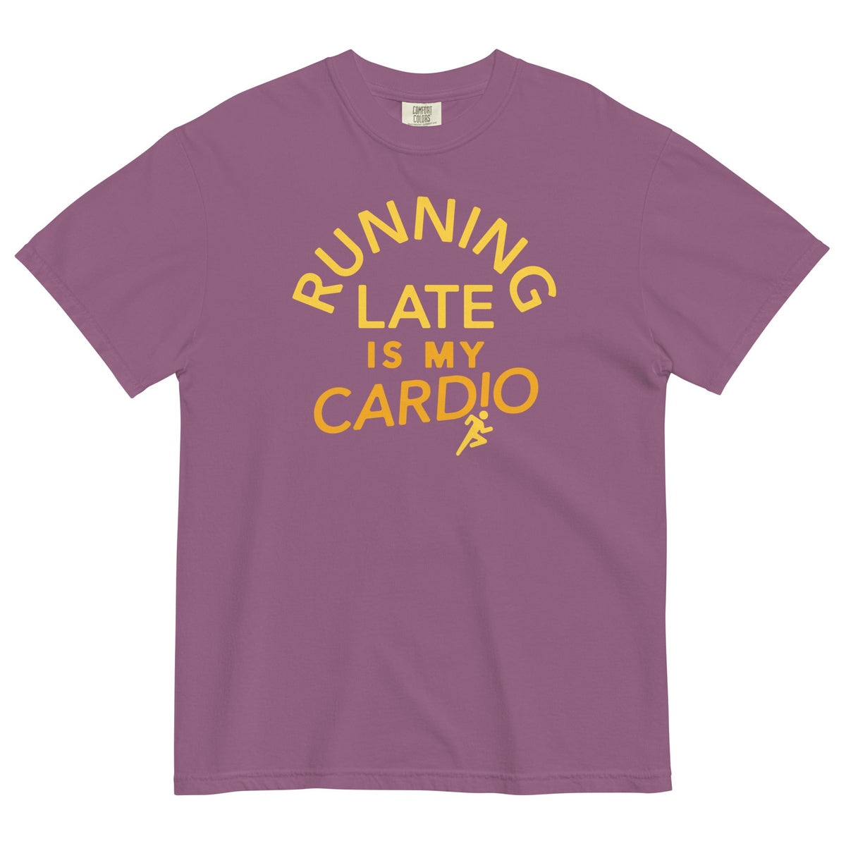 Running Late Is My Cardio Men's Relaxed Fit Tee product image 4