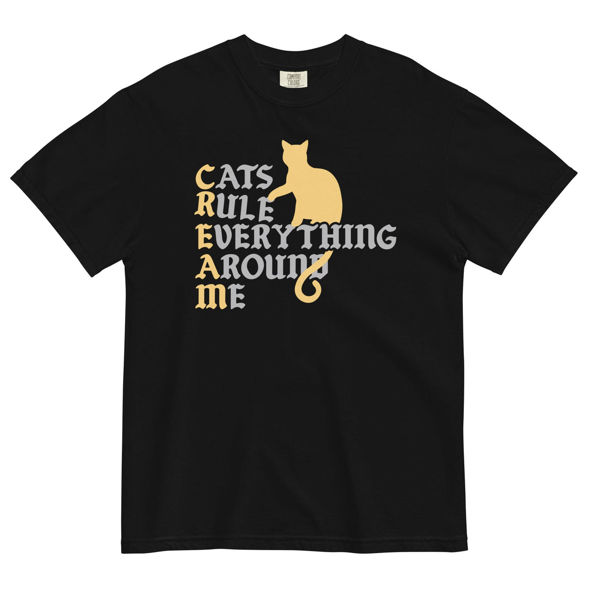 Cats Rule Everything Around Me Men's Relaxed Fit Tee product image 1