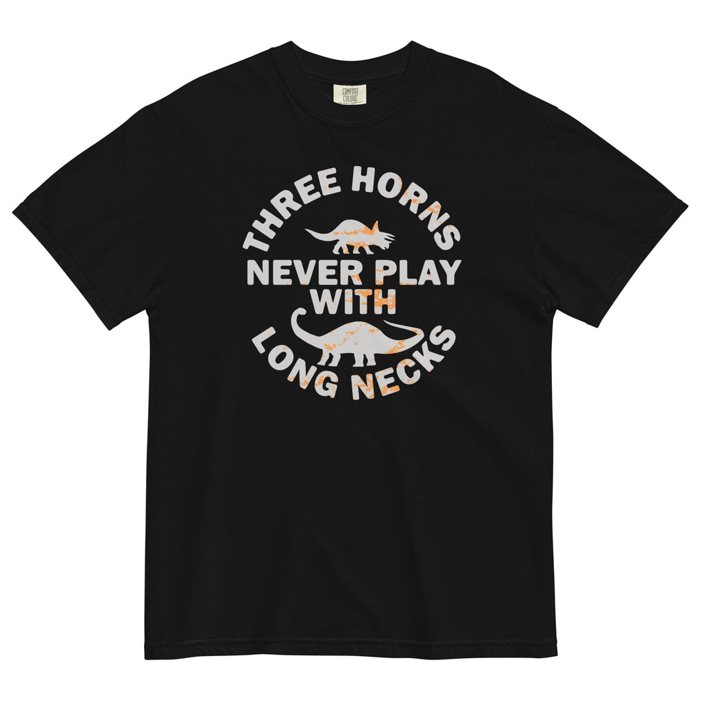 Three Horns Never Play With Long Necks Men's Relaxed Fit Tee product image 1