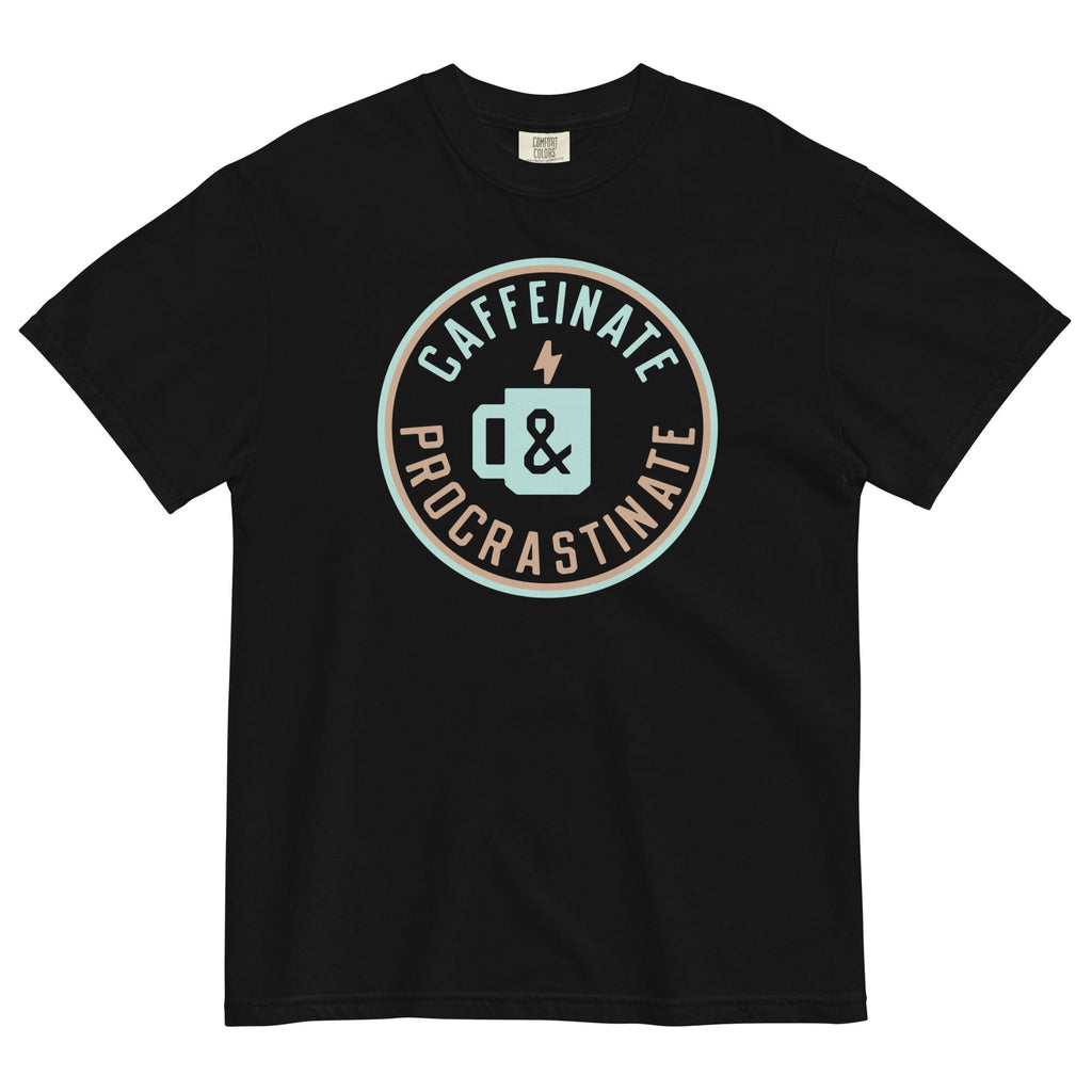 Caffeinate And Procrastinate Men's Relaxed Fit Tee product image 3