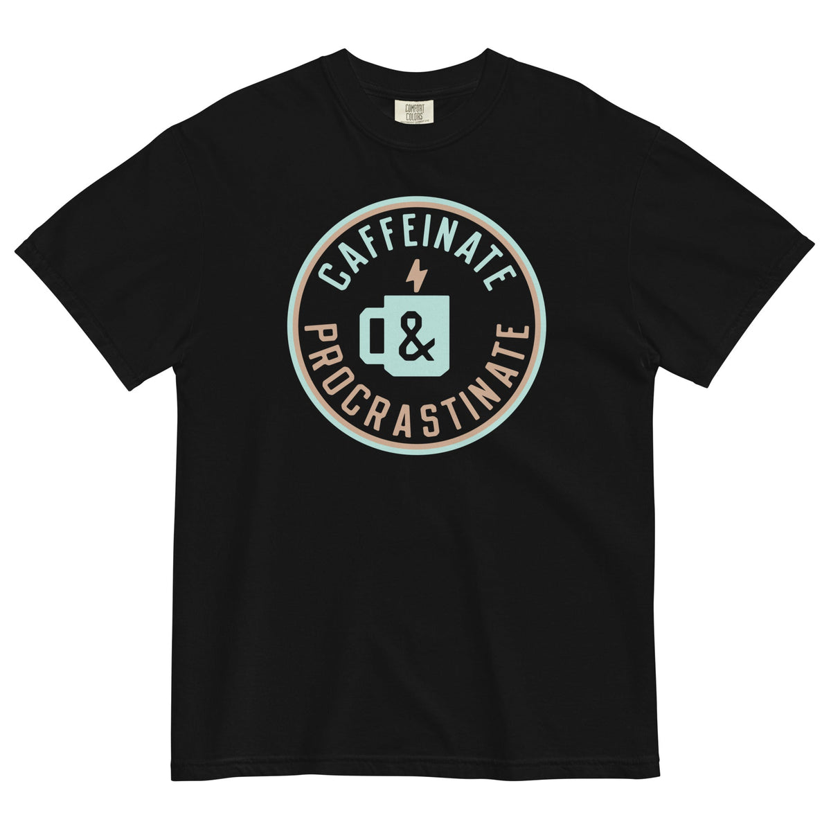 Caffeinate And Procrastinate Men's Relaxed Fit Tee product image 3
