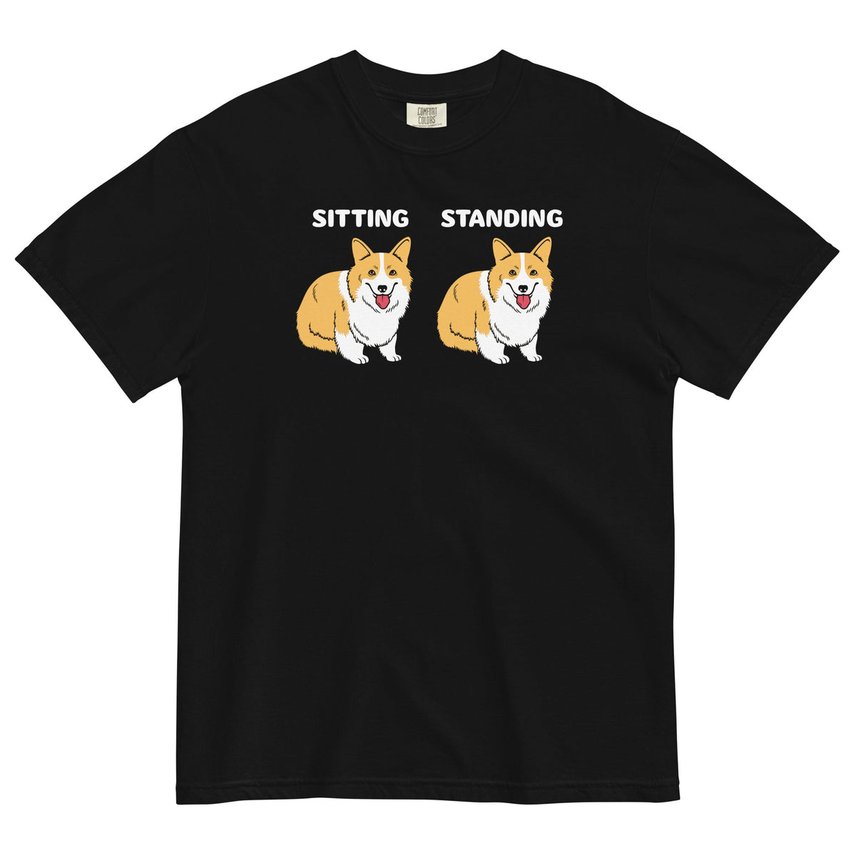 Corgi Sitting And Standing Men's Relaxed Fit Tee product image 2