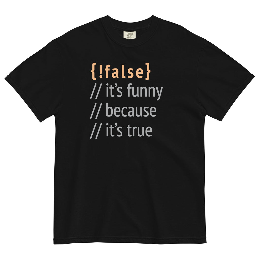 It's Funny Because True Men's Relaxed Fit Tee product image 1
