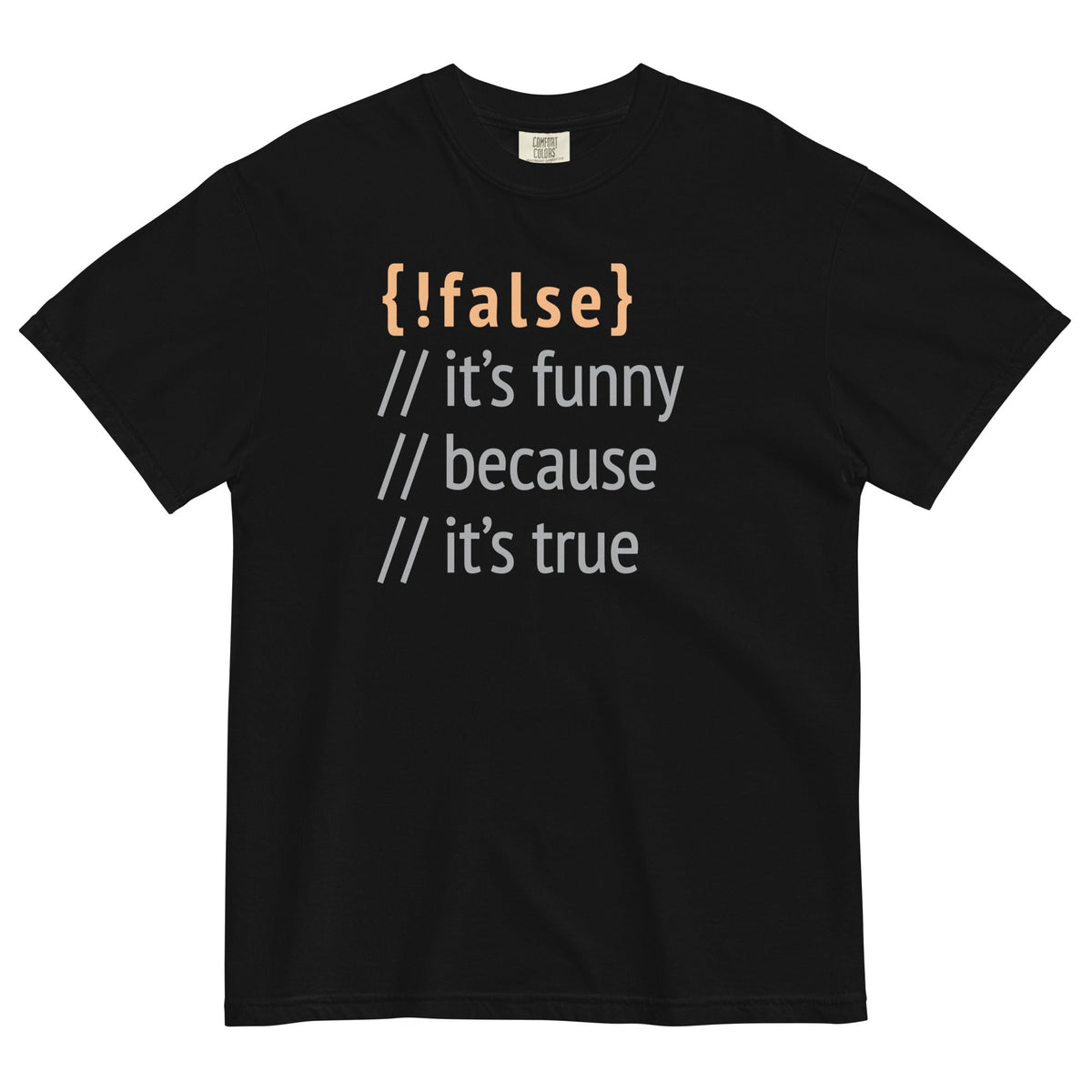 It's Funny Because True Men's Relaxed Fit Tee product image 1