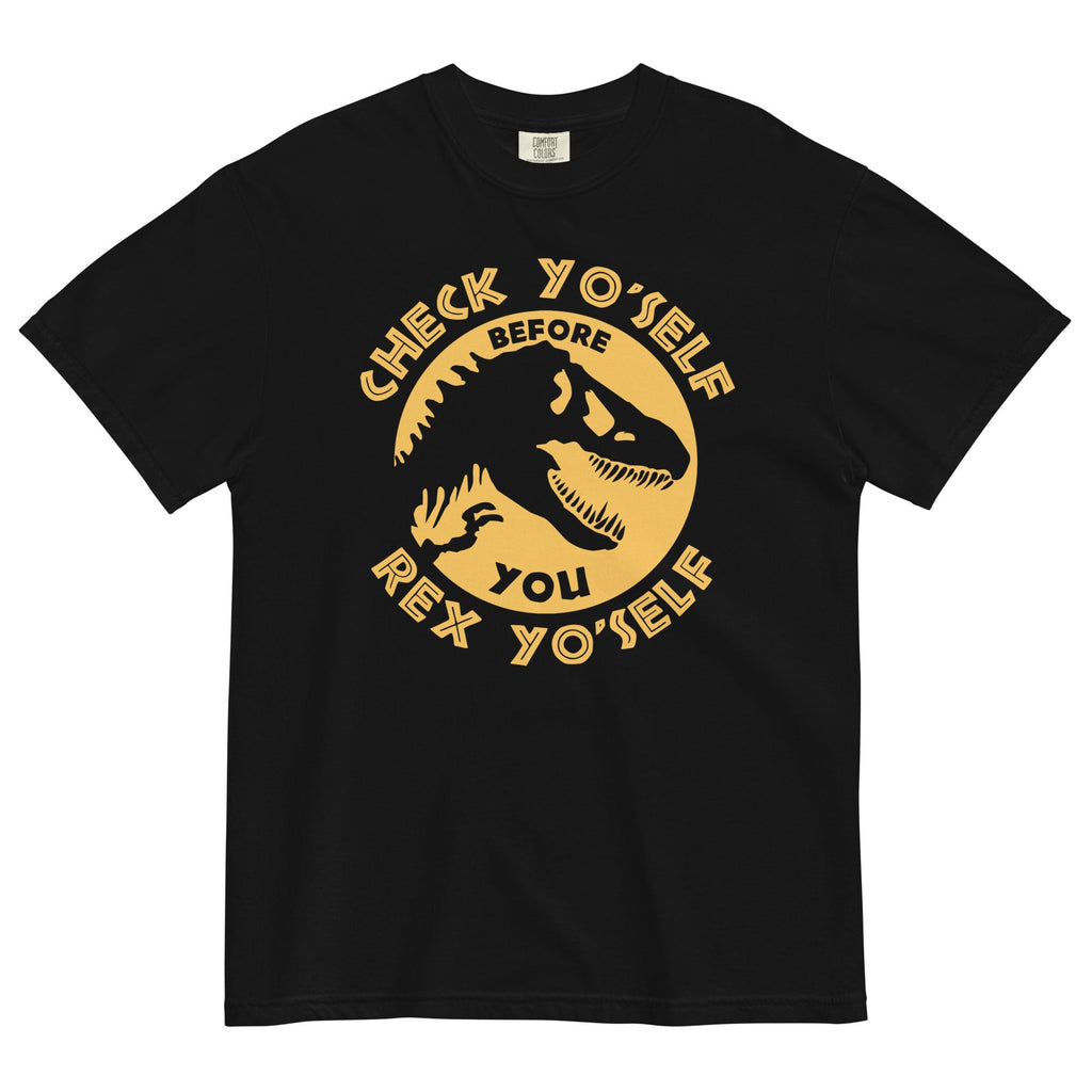 Check Yo'Self Before You Rex Men's Relaxed Fit Tee product image 2