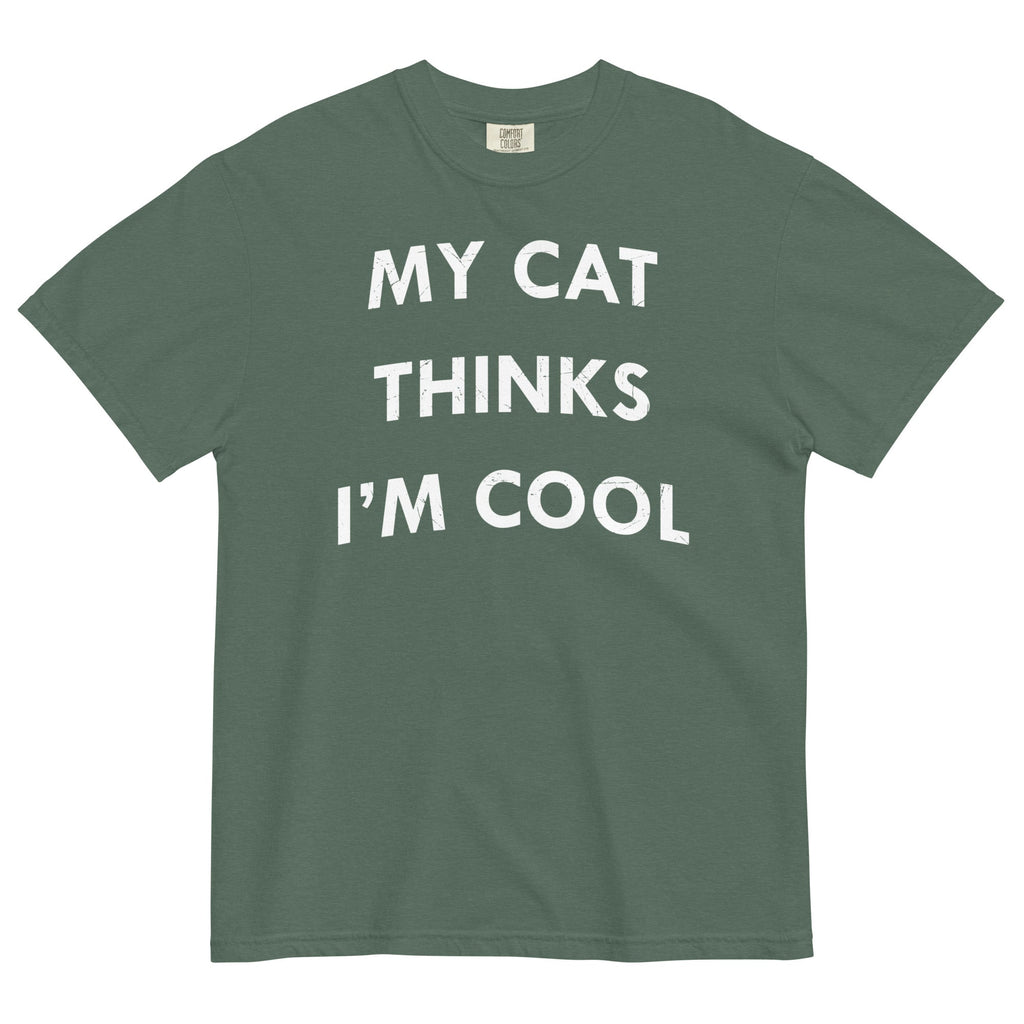 My Cat Thinks I'm Cool Men's Relaxed Fit Tee product image 2