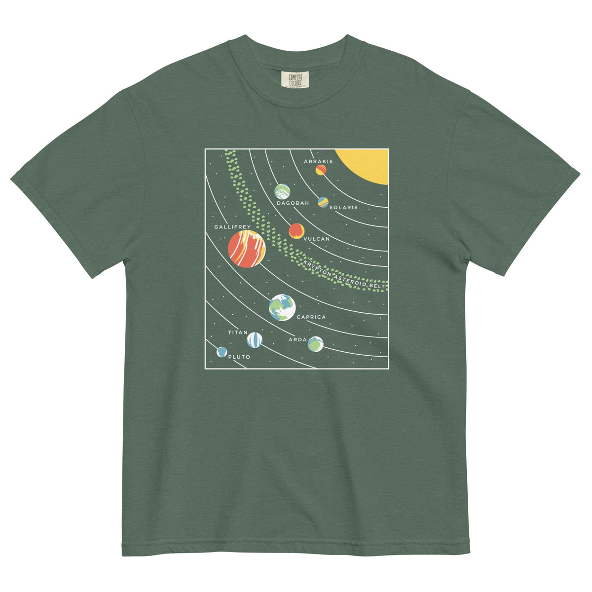9 Planets Men's Relaxed Fit Tee product image 6
