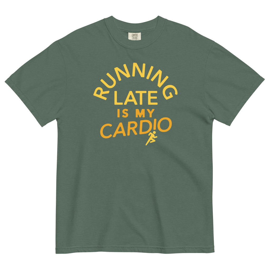 Running Late Is My Cardio Men's Relaxed Fit Tee product image 5