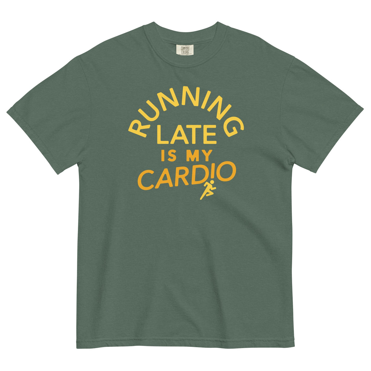 Running Late Is My Cardio Men's Relaxed Fit Tee product image 5