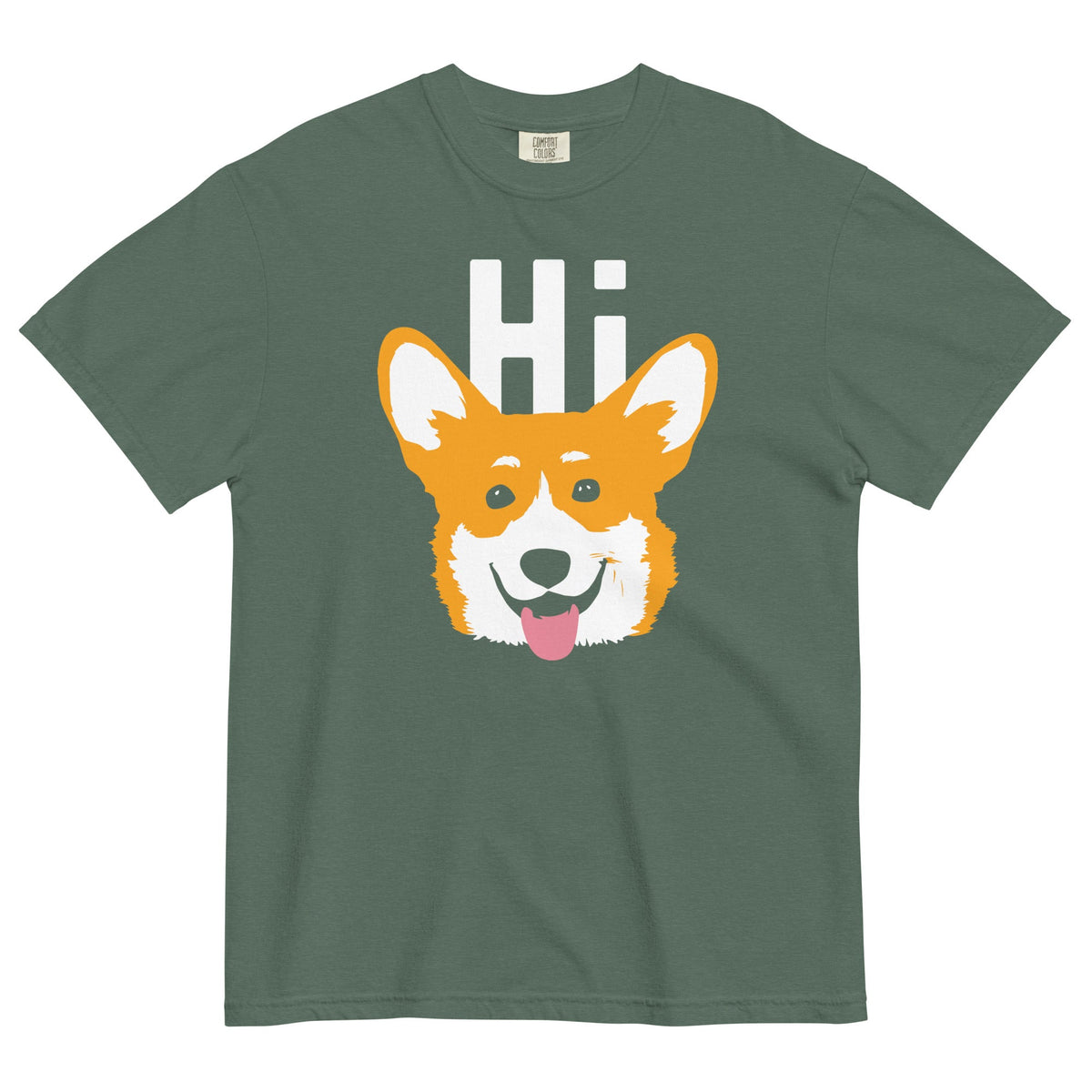 Hi Corgi Men's Relaxed Fit Tee product image 6