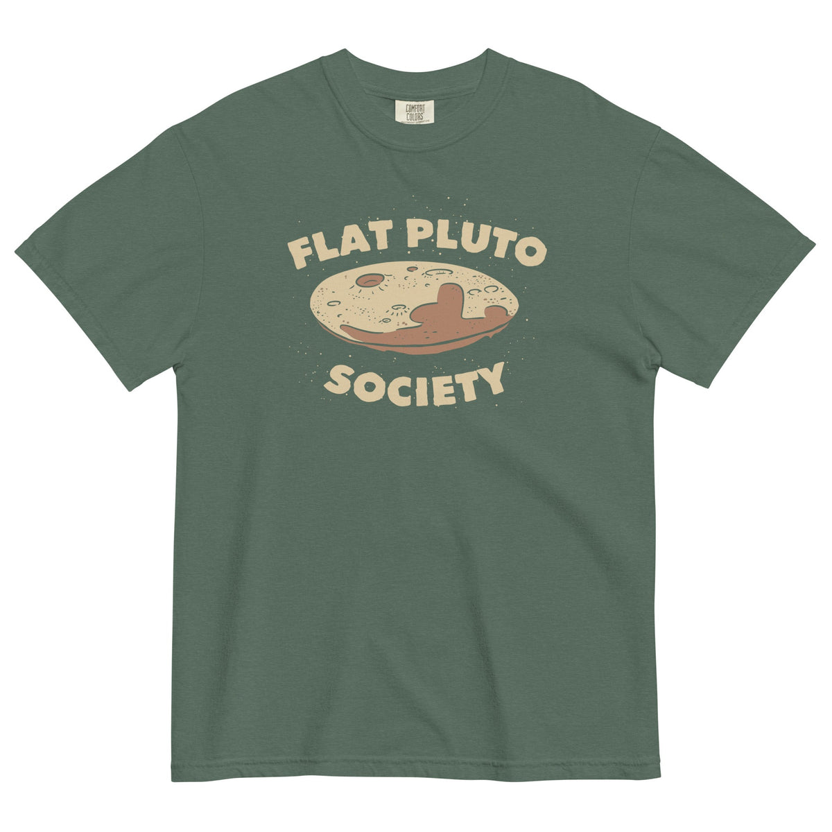 Flat Pluto Society Men's Relaxed Fit Tee product image 5