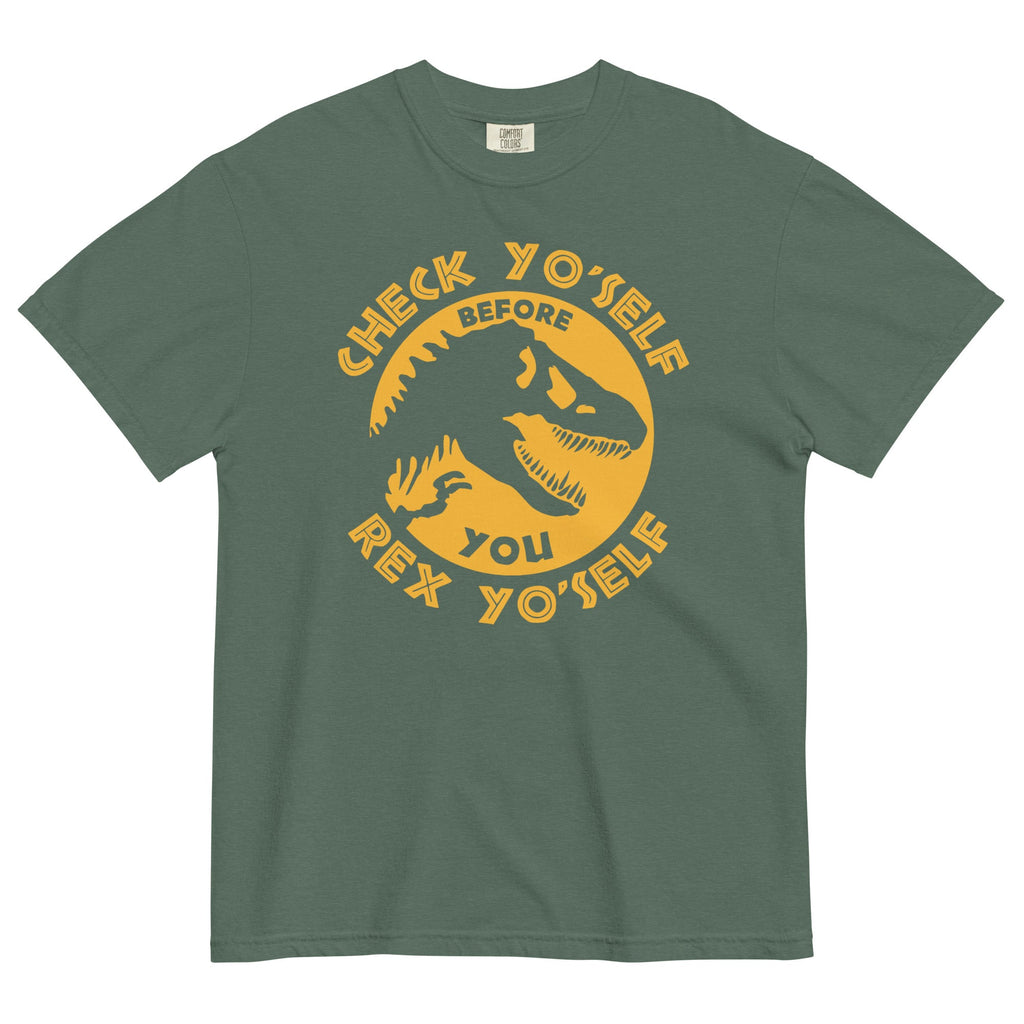 Check Yo'Self Before You Rex Men's Relaxed Fit Tee product image 6