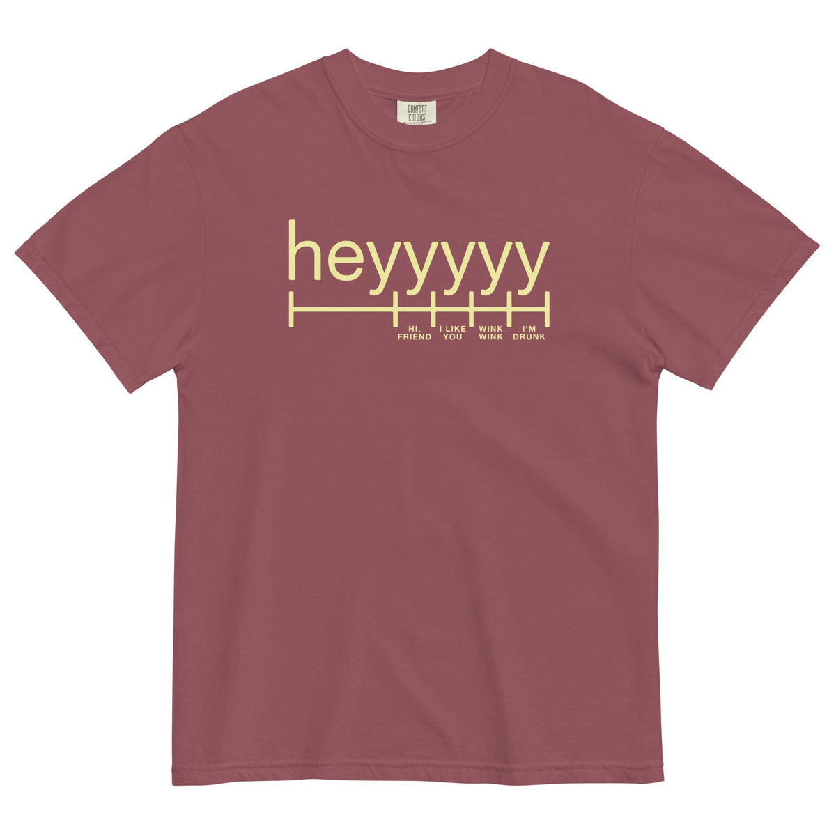 Heyyyyy Men's Relaxed Fit Tee product image 4