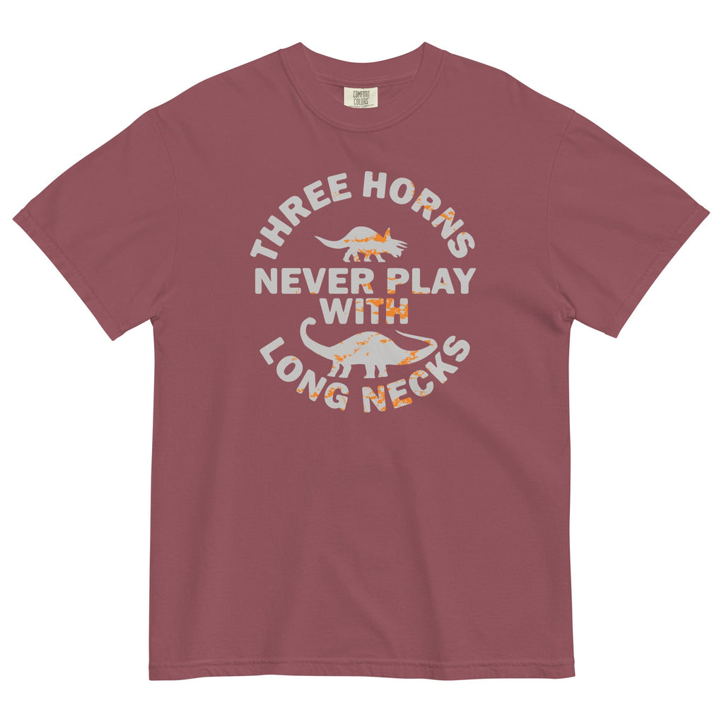 Three Horns Never Play With Long Necks Men's Relaxed Fit Tee product image 4