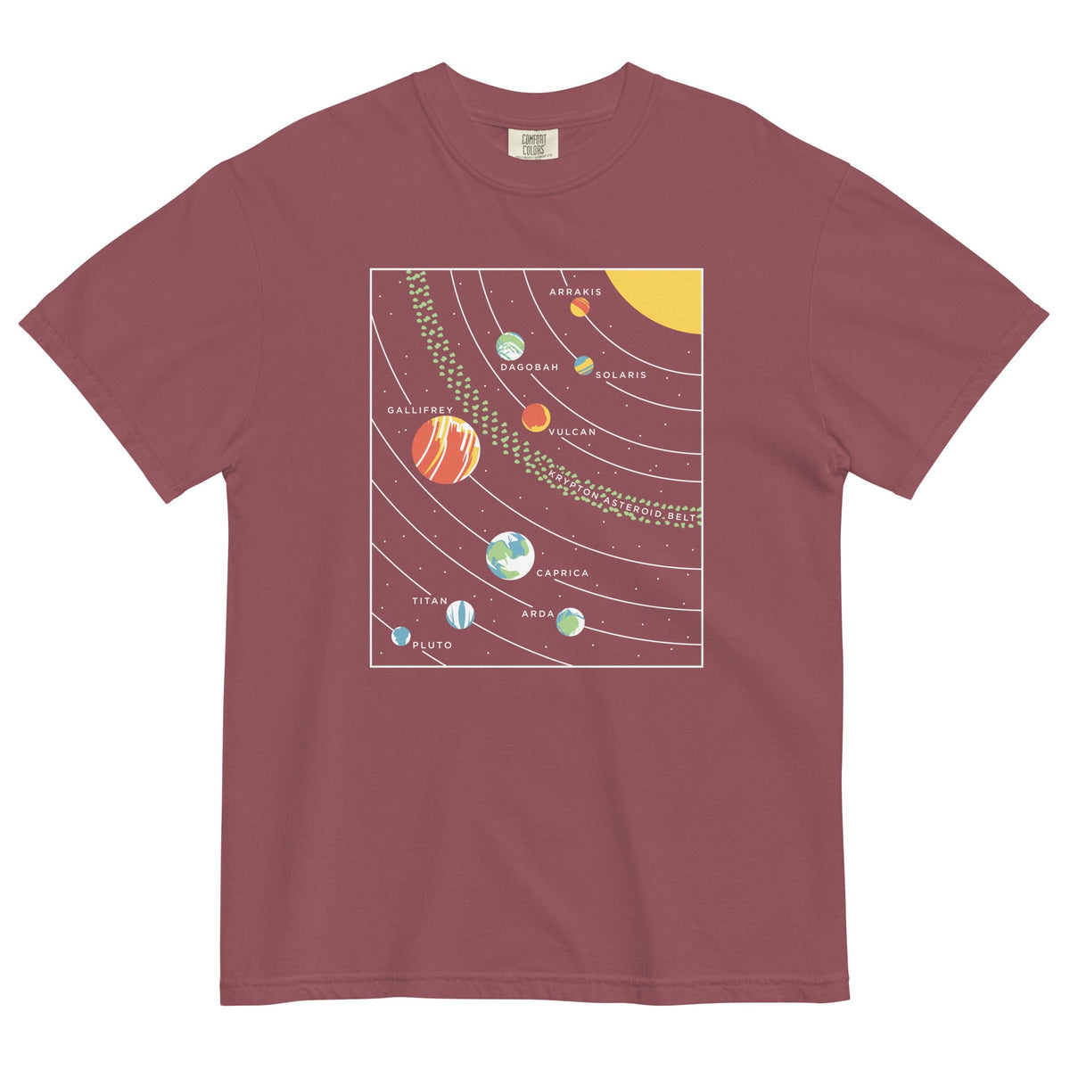9 Planets Men's Relaxed Fit Tee product image 4