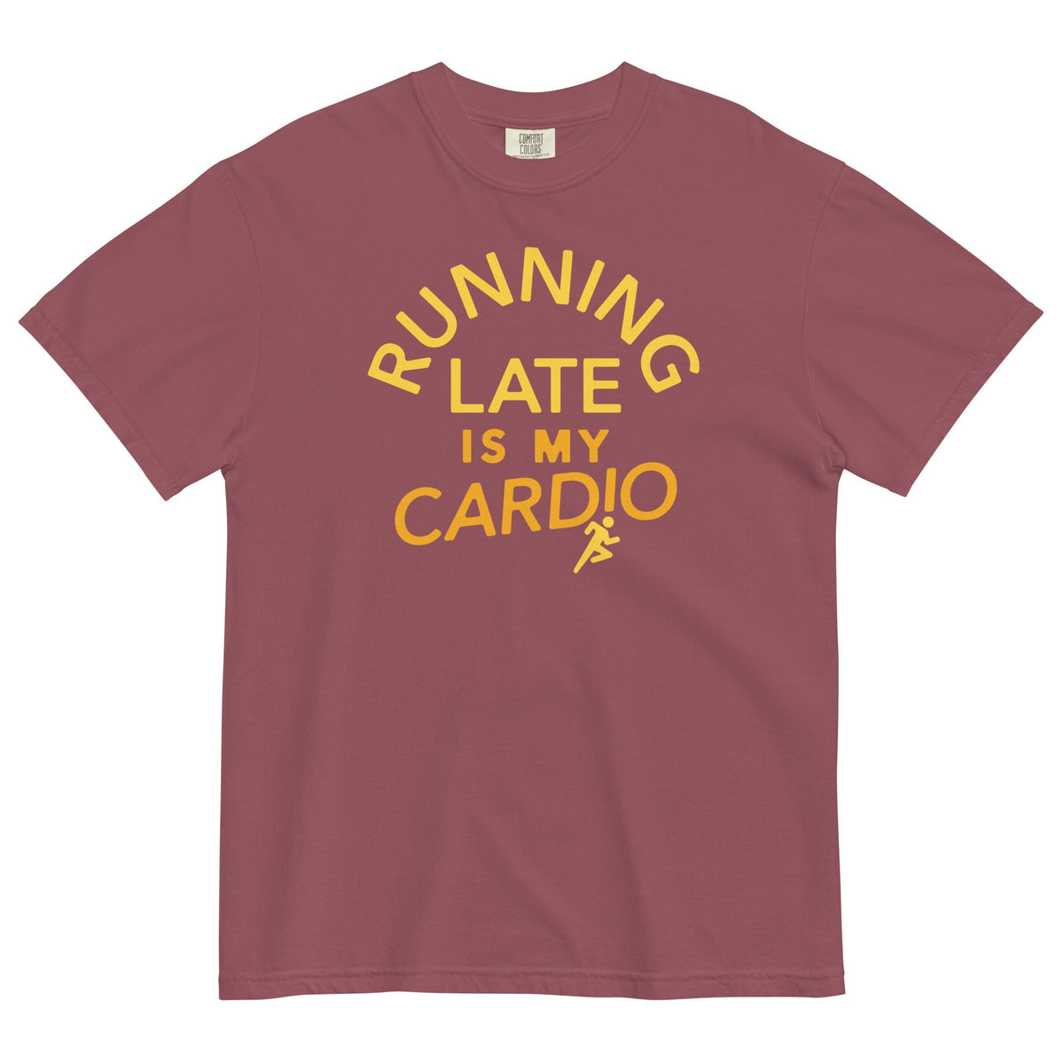 Running Late Is My Cardio Men's Relaxed Fit Tee product image 2