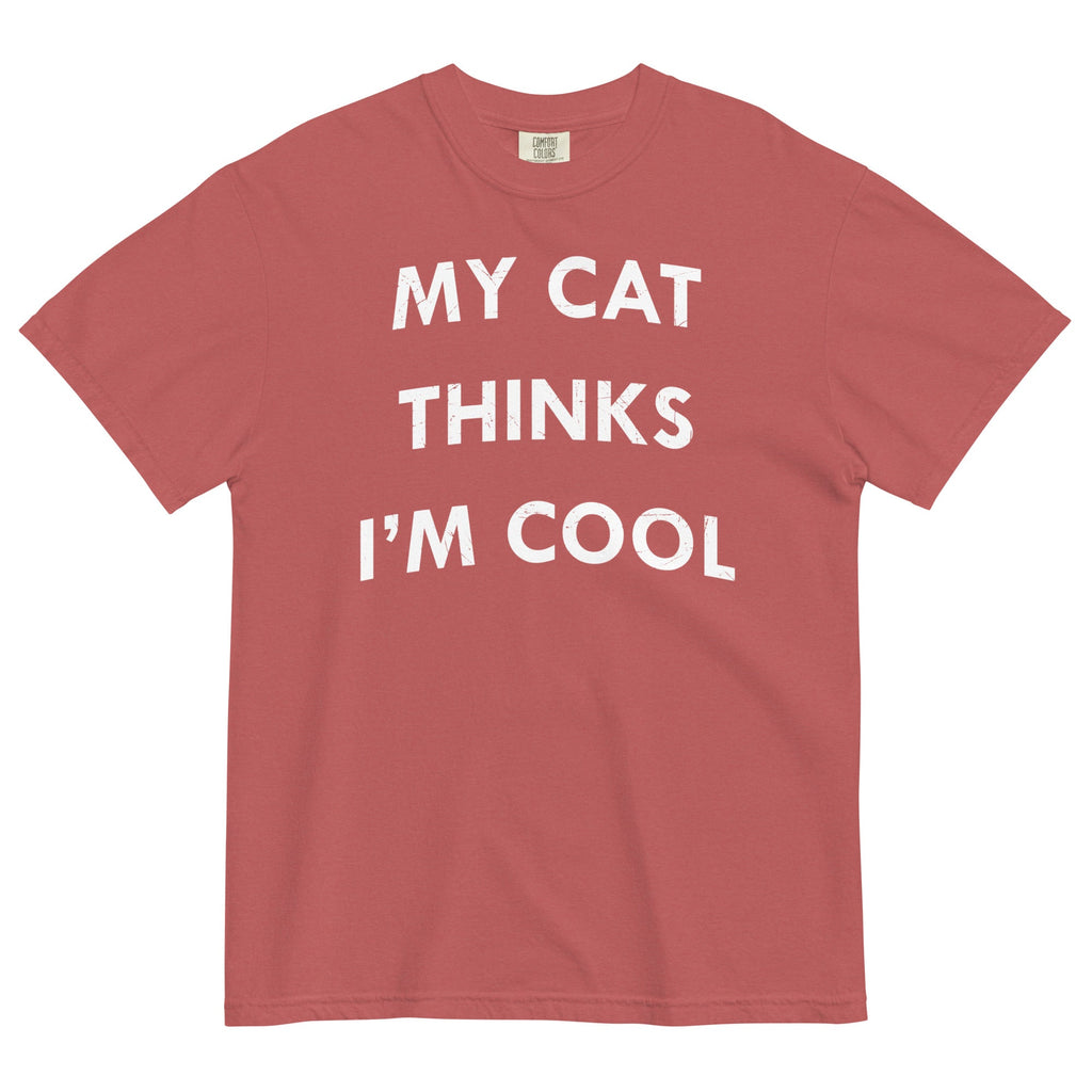 My Cat Thinks I'm Cool Men's Relaxed Fit Tee product image 3