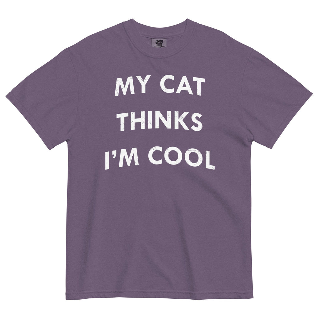 My Cat Thinks I'm Cool Men's Relaxed Fit Tee product image 5
