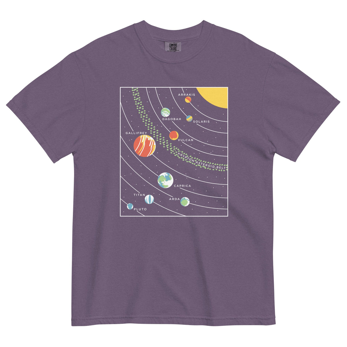 9 Planets Men's Relaxed Fit Tee product image 5