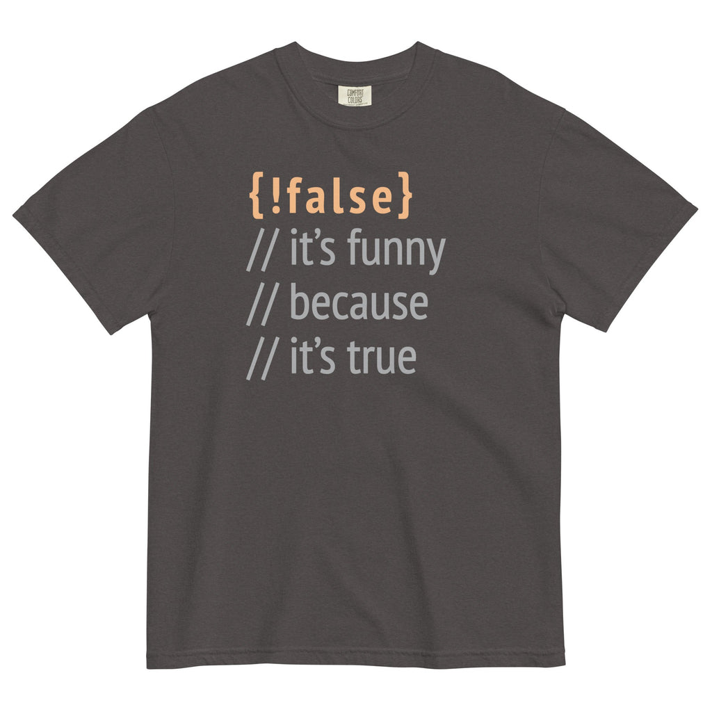 It's Funny Because True Men's Relaxed Fit Tee product image 3