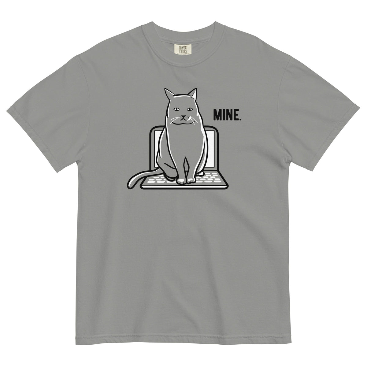 Mine Computer Cat Men's Relaxed Fit Tee product image 1