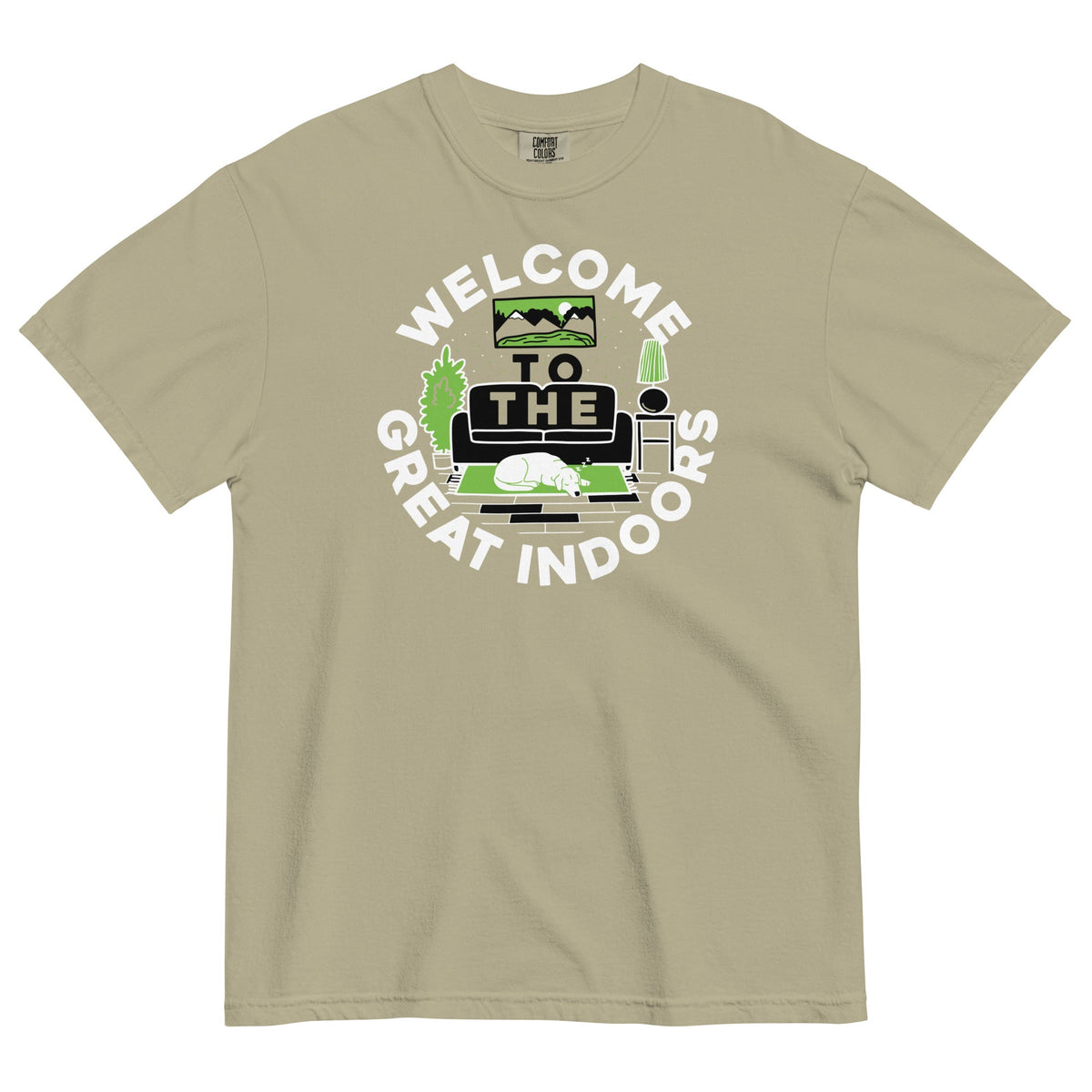 Welcome To The Great Indoors Men's Relaxed Fit Tee product image 3