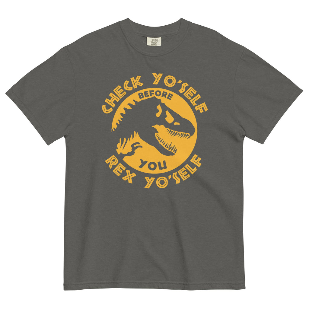 Check Yo'Self Before You Rex Men's Relaxed Fit Tee product image 4