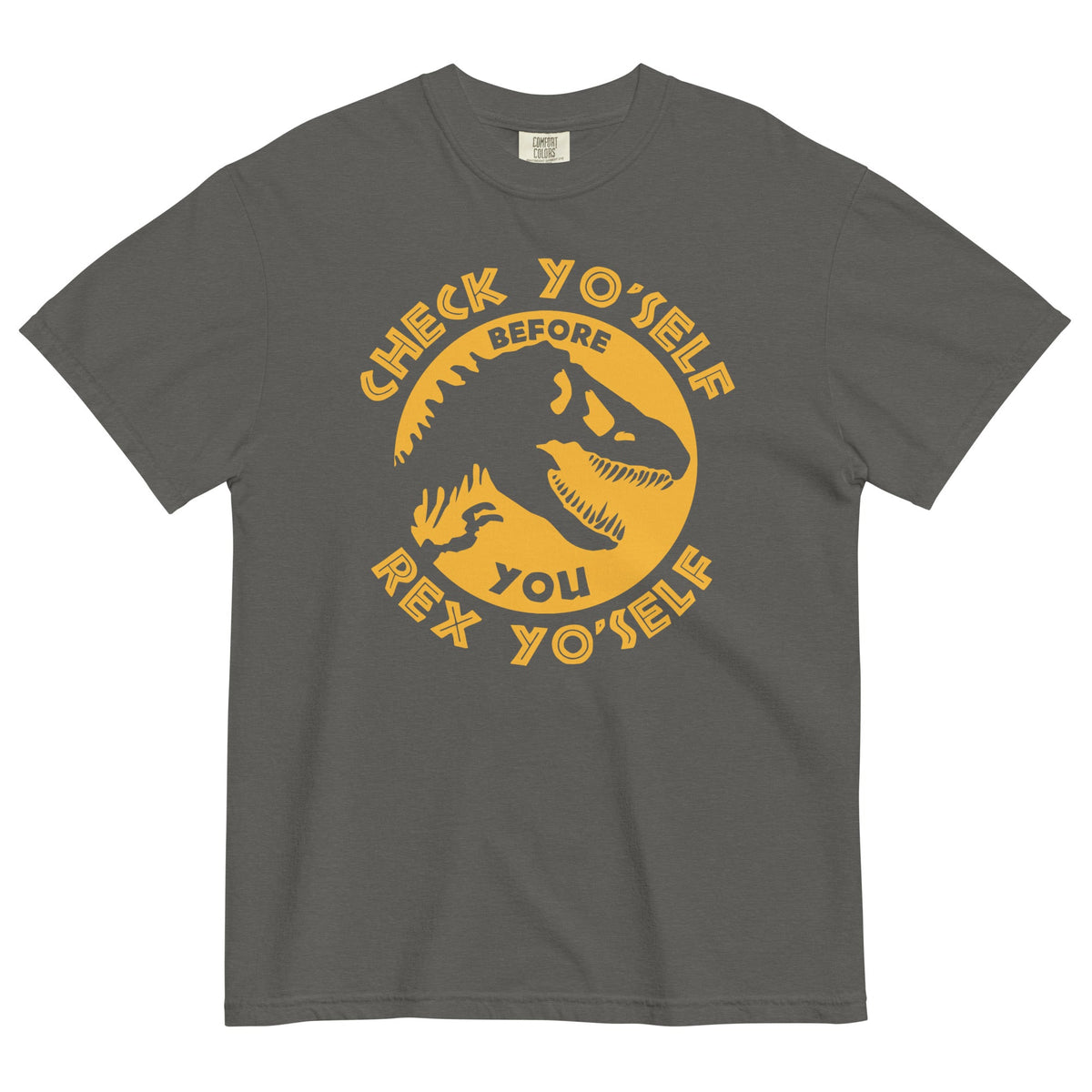 Check Yo'Self Before You Rex Men's Relaxed Fit Tee product image 4