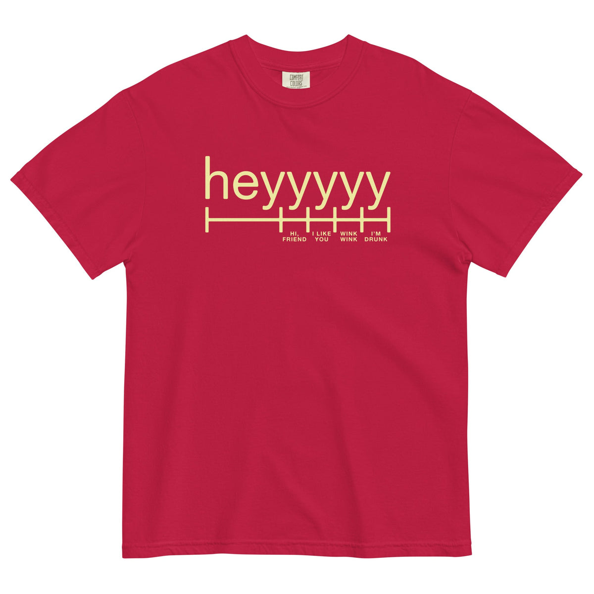 Heyyyyy Men's Relaxed Fit Tee product image 3