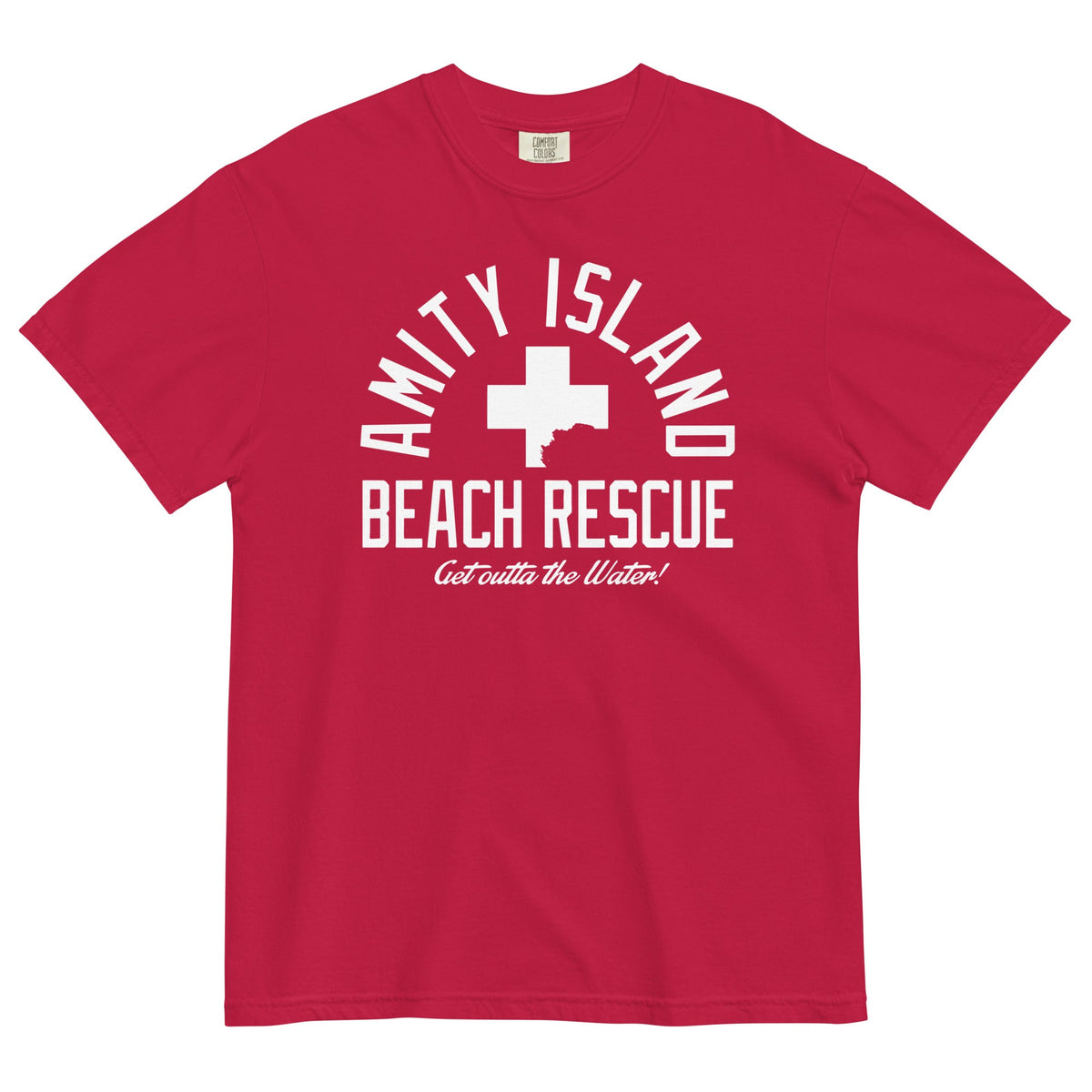 Amity Island Beach Rescue Men's Relaxed Fit Tee product image 1