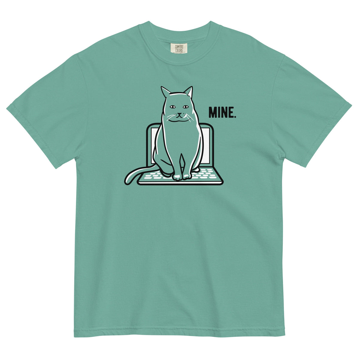 Mine Computer Cat Men's Relaxed Fit Tee product image 2