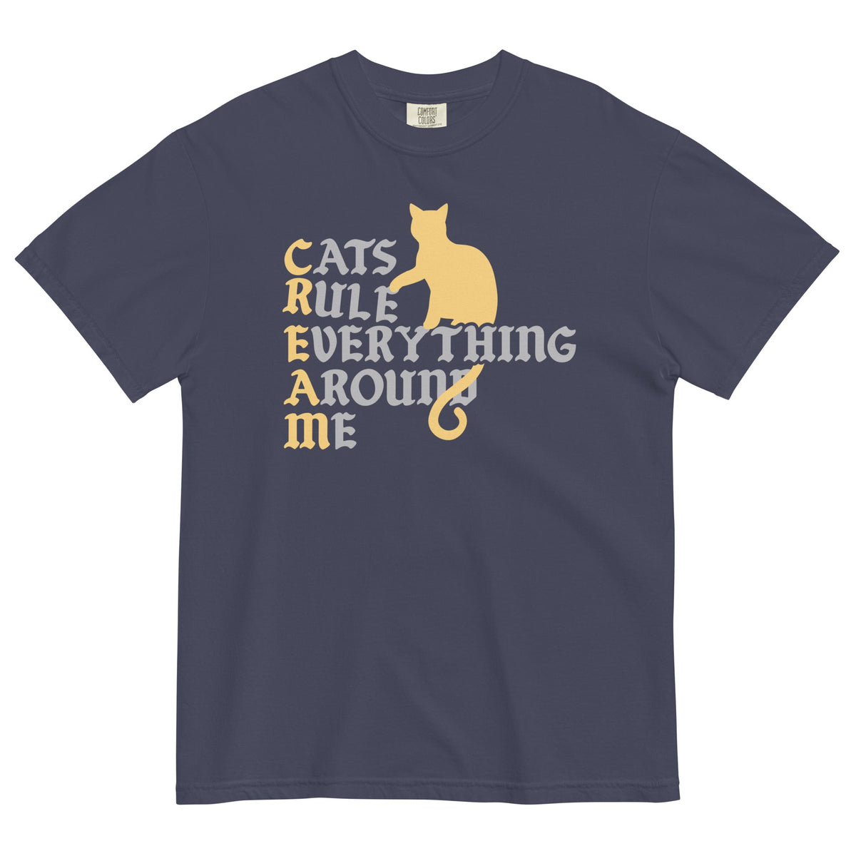 Cats Rule Everything Around Me Men's Relaxed Fit Tee product image 3