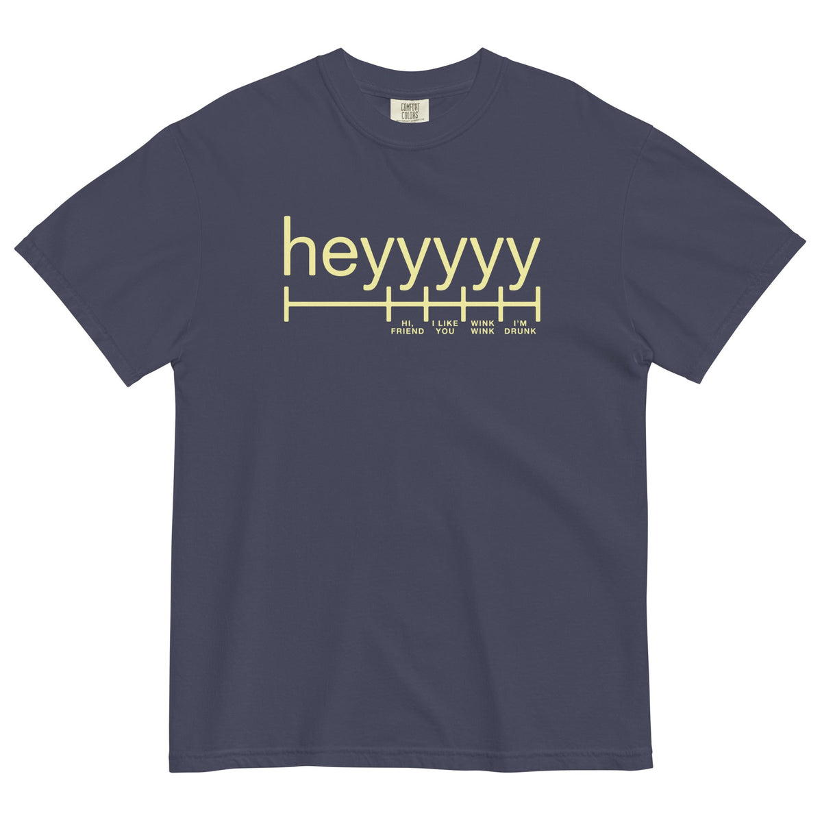 Heyyyyy Men's Relaxed Fit Tee product image 1