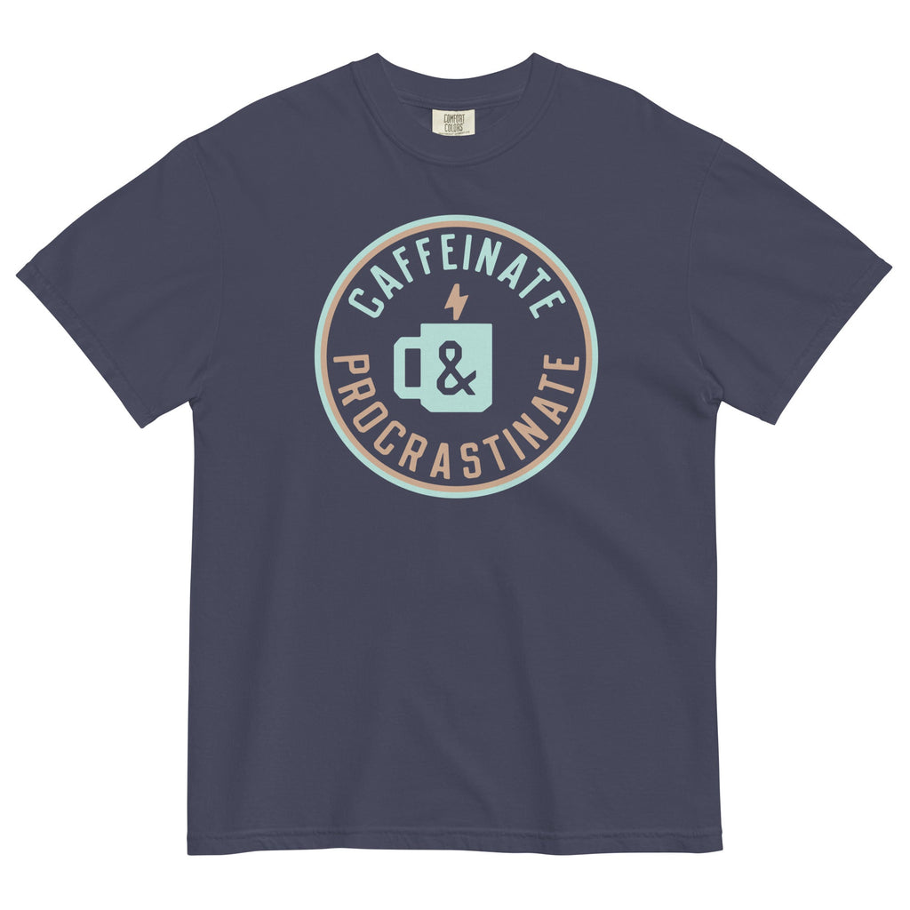 Caffeinate And Procrastinate Men's Relaxed Fit Tee product image 4