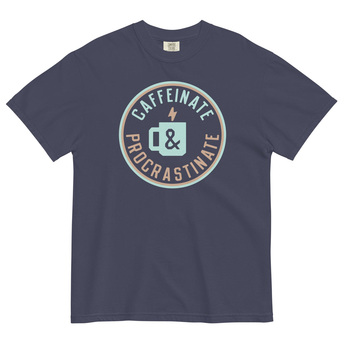 Caffeinate And Procrastinate Men's Relaxed Fit Tee product image 4