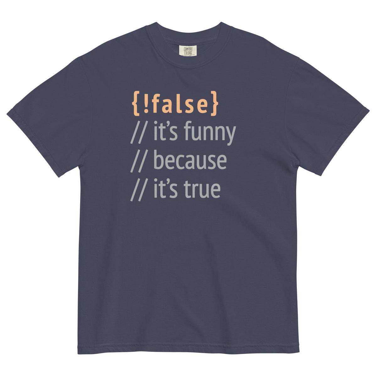 It's Funny Because True Men's Relaxed Fit Tee product image 2